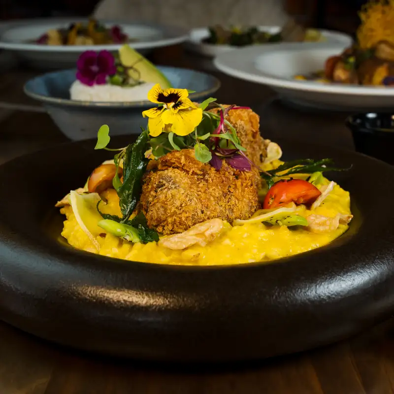 Risotto de Kapchi con Malaya de Ternera
